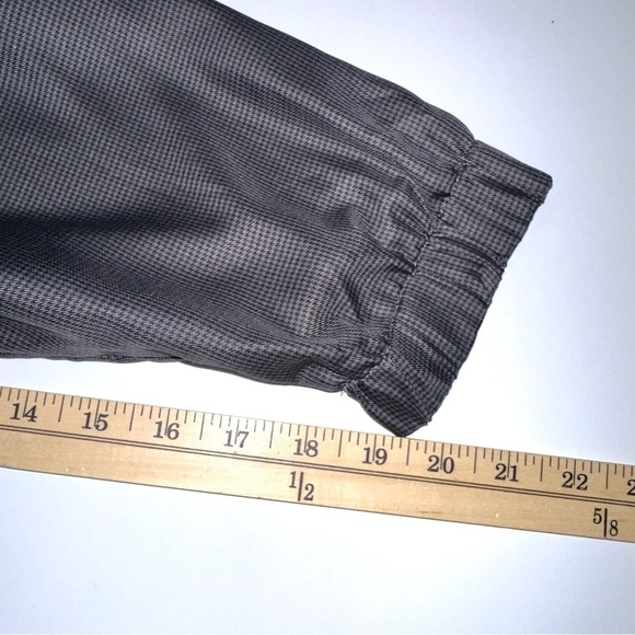 GRAND SLAM Men's M Golf Pullover Windbreaker Jacket Houndstooth Lined 1/4 Zip - Picture 8 of 10